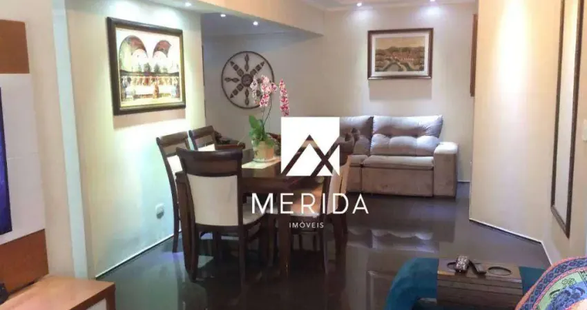 Apartamento com 3 dormitórios à venda, 110 m² por R$ 690.000,00 - Vila Valparaíso - Santo André/SP