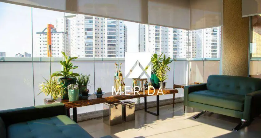 Apartamento com 4 dormitórios à venda, 205 m² por R$ 2.500.000,00 - Vila Gilda - Santo André/SP