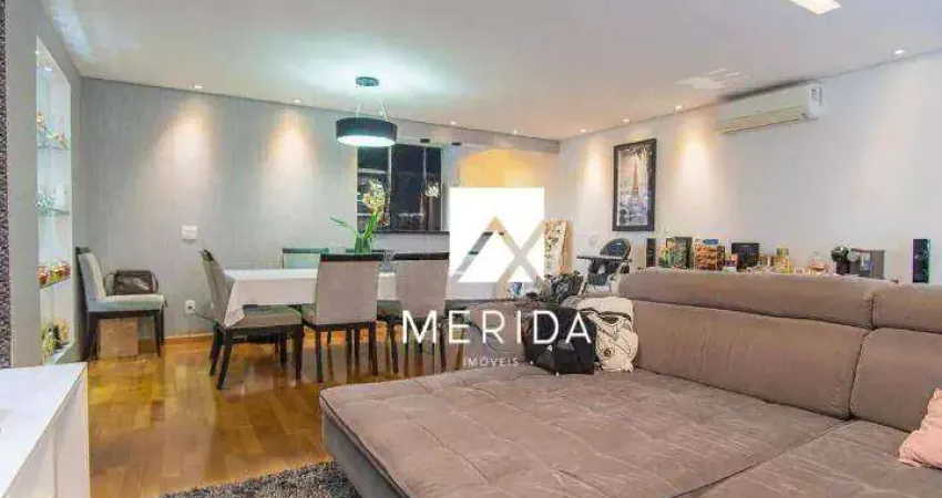 Apartamento com 3 dormitórios à venda, 115 m² por R$ 1.100.000,00 - Vila Valparaíso - Santo André/SP