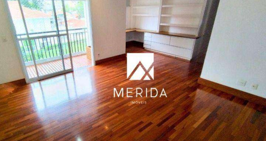 Apartamento com 2 dormitórios para alugar, 89 m² por R$ 5.669,00/mês - Jardim - Santo André/SP
