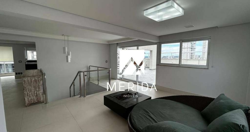 Cobertura com 4 dormitórios, 420 m² - venda por R$ 3.700.000,00 ou aluguel por R$ 17.506,52/mês - Jardim - Santo André/SP