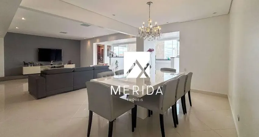 Apartamento à venda, 185 m² por r$ 1.595.000,00 - jardim - santo andré/sp