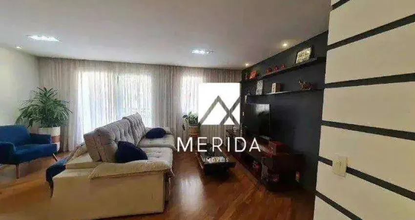 Apartamento com 3 dormitórios para alugar, 118 m² por R$ 7.140,00/mês - Jardim Bela Vista - Santo André/SP