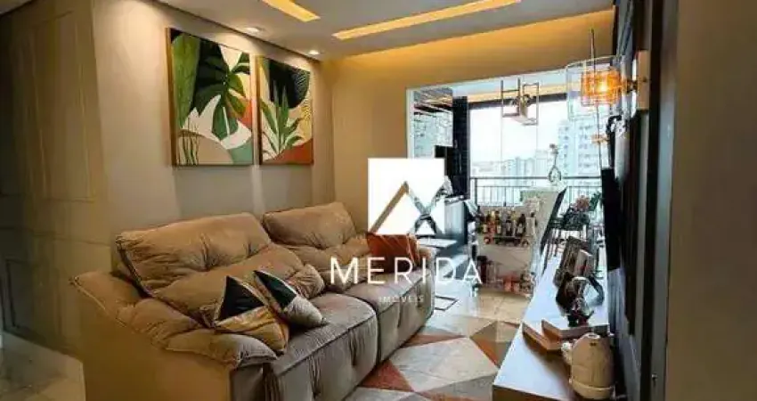 Apartamento com 3 dormitórios à venda, 84 m² - campestre - santo andré/sp