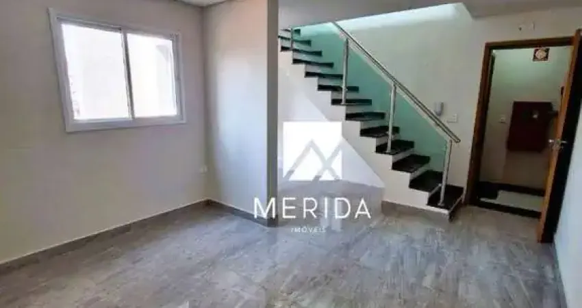 Cobertura com 2 dormitórios à venda, 106 m² por r$ 560.000,00 - vila valparaíso - santo andré/sp