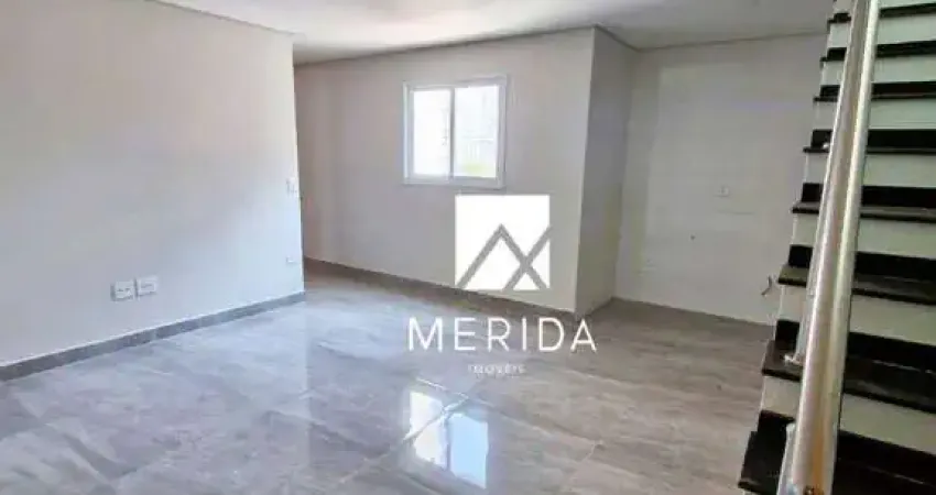Cobertura com 2 dormitórios à venda, 114 m² por r$ 580.000,00 - vila valparaíso - santo andré/sp