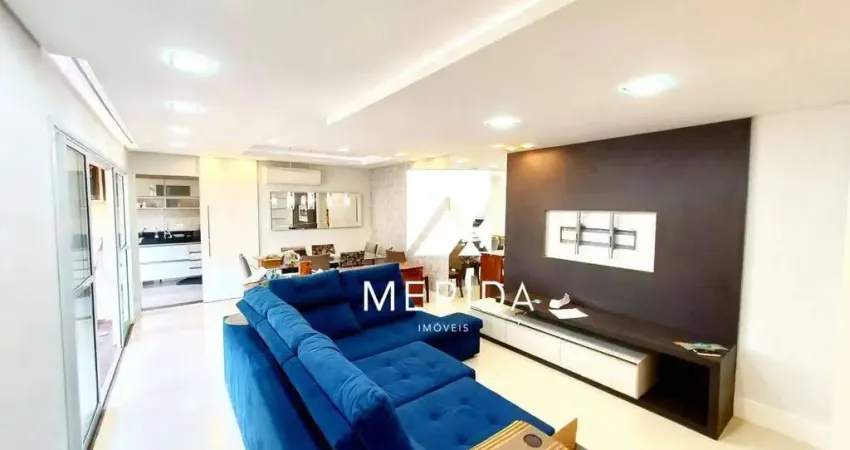 Apartamento com 3 dormitórios para alugar, 124 m² por r$ 6.283,40/mês - jardim - santo andré/sp