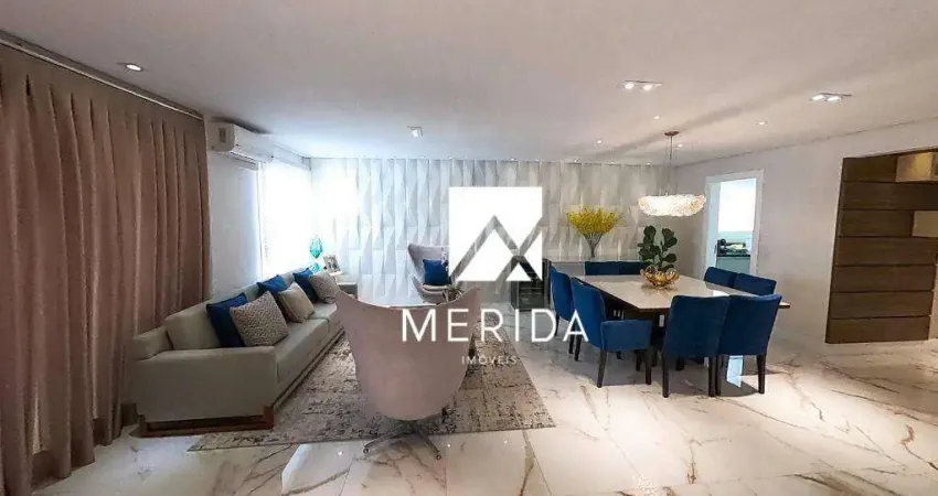 Apartamento com 3 dormitórios à venda, 155 m² por r$ 2.800.000,00 - jardim - santo andré/sp
