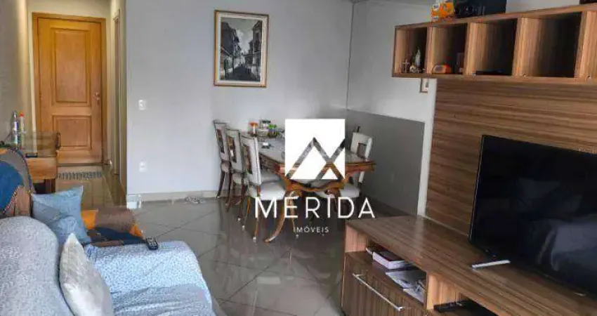 Apartamento com 3 dormitórios à venda, 85 m² - vila valparaíso - santo andré/sp