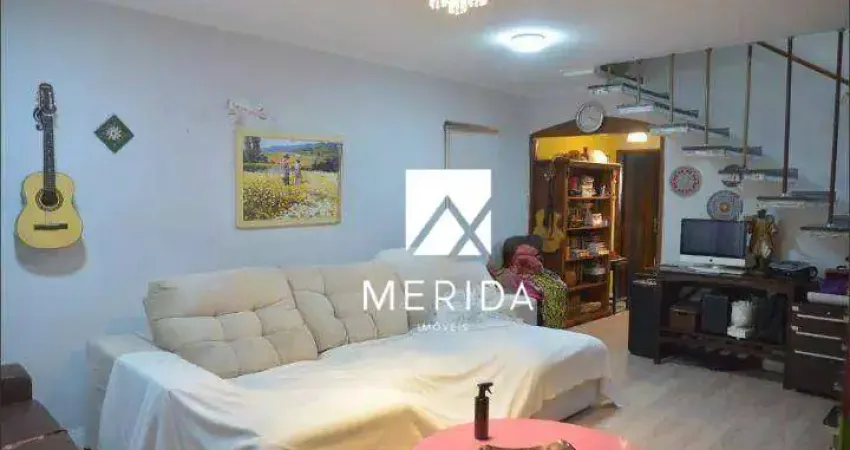 Sobrado com 3 dormitórios à venda, 180 m² por r$ 680.000,00 - campestre - santo andré/sp