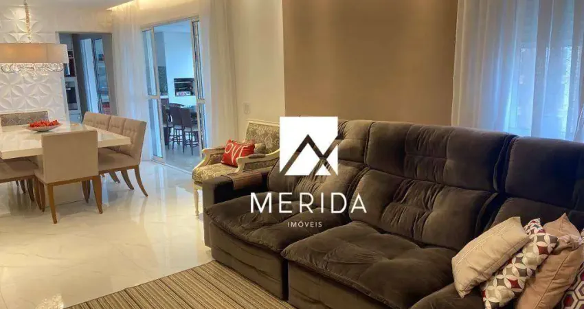 Apartamento com 3 dormitórios à venda, 184 m² por r$ 2.200.000,00 - jardim bela vista - santo andré/sp