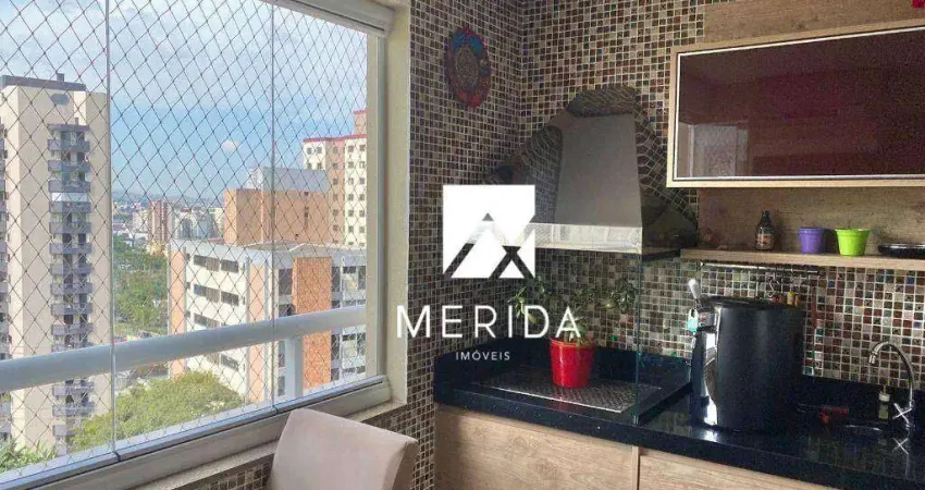 Apartamento com 3 dormitórios à venda, 135 m² por r$ 1.300.000,00 - jardim - santo andré/sp
