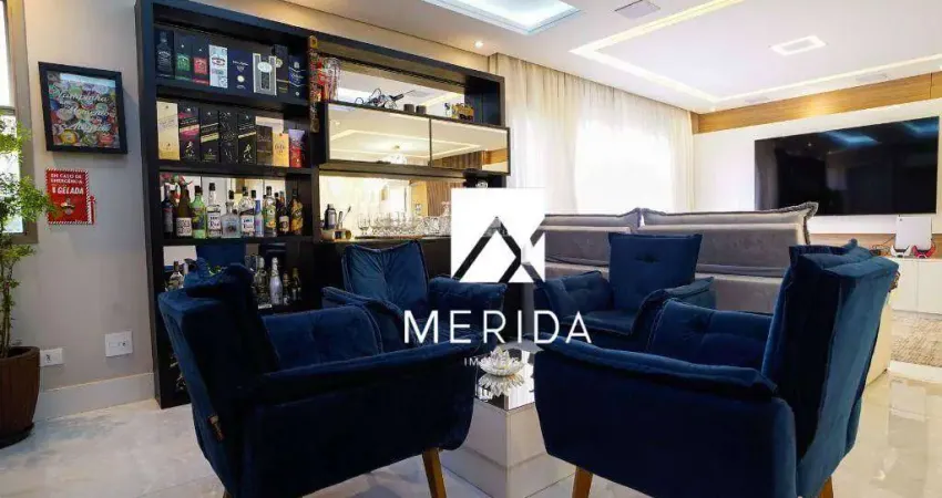 Apartamento com 3 dormitórios à venda, 160 m² por r$ 800.000,00 - vila assunção - santo andré/sp