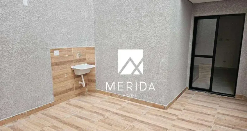 Apartamento garden com 2 dormitórios à venda, 65 m² por r$ 445.000,00 - vila bastos - santo andré/sp