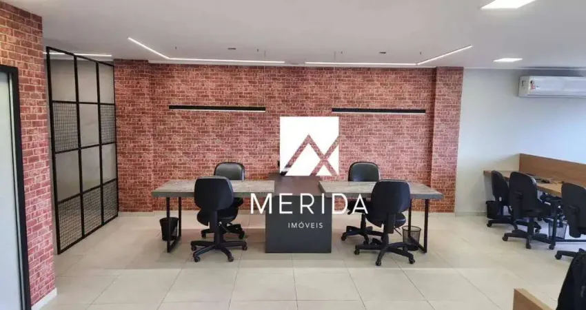 Sala para alugar, 150 m² por r$ 3.767,00/mês - vila bastos - santo andré/sp