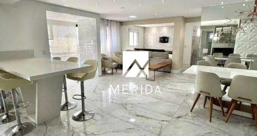 Apartamento com 4 dormitórios à venda, 154 m² por r$ 1.595.000,00 - vila gilda - santo andré/sp