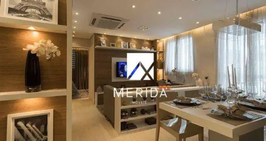 Apartamento com 3 dormitórios à venda, 57 m² por r$ 486.900,00 - vila valparaíso - santo andré/sp