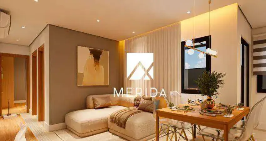 Apartamento com 2 dormitórios à venda, 59 m² - campestre - santo andré/sp