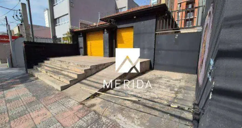 Salão para alugar, 226 m² por r$ 12.893,39/mês - jardim - santo andré/sp