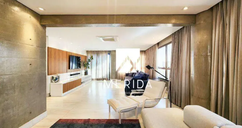 Apartamento com 3 dormitórios à venda, 190 m² por r$ 3.200.000,00 - jardim - santo andré/sp