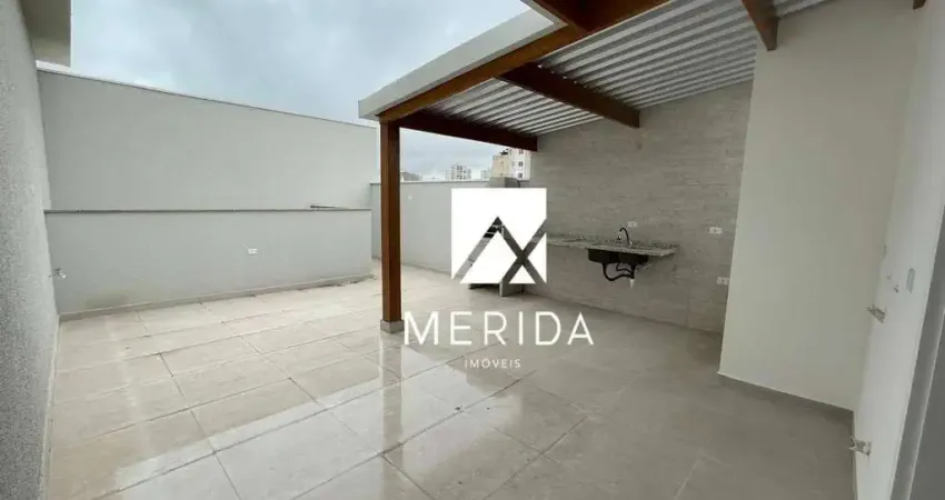 Cobertura com 2 dormitórios à venda, 105 m² por r$ 599.999,00 - santa maria - santo andré/sp