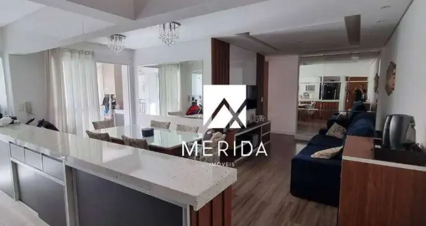 Apartamento com 3 dormitórios à venda, 96 m² por r$ 860.000,00 - vila scarpelli - santo andré/sp