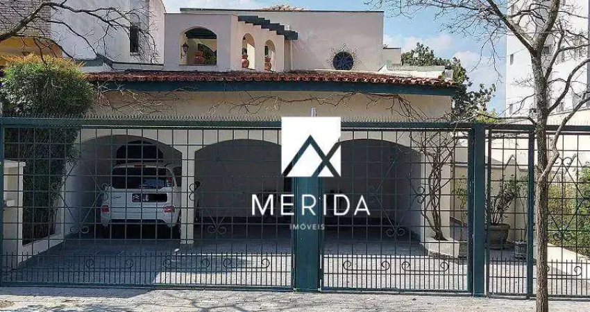 Sobrado com 3 dormitórios à venda, 417 m² por r$ 1.650.000,00 - paraíso - santo andré/sp