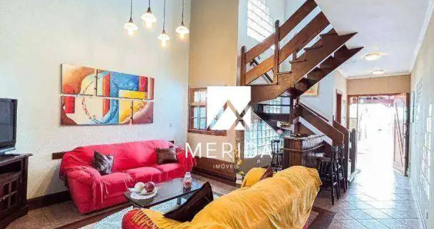 Sobrado com 4 dormitórios, 338 m² - venda por R$ 1.990.000,00 ou aluguel por R$ 10.672,49/mês - Campestre - Santo André/SP