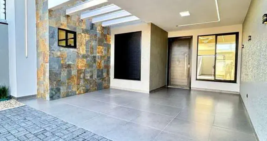 Casa nova à venda no Eco Valley em Maringá com 3 Quartos, Suíte e Área Gourmet