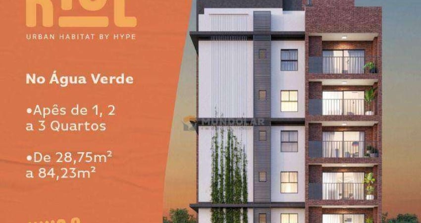 Loft com 1 dormitório à venda, 39 m² por R$ 335.900,00 - Água Verde - Curitiba/PR