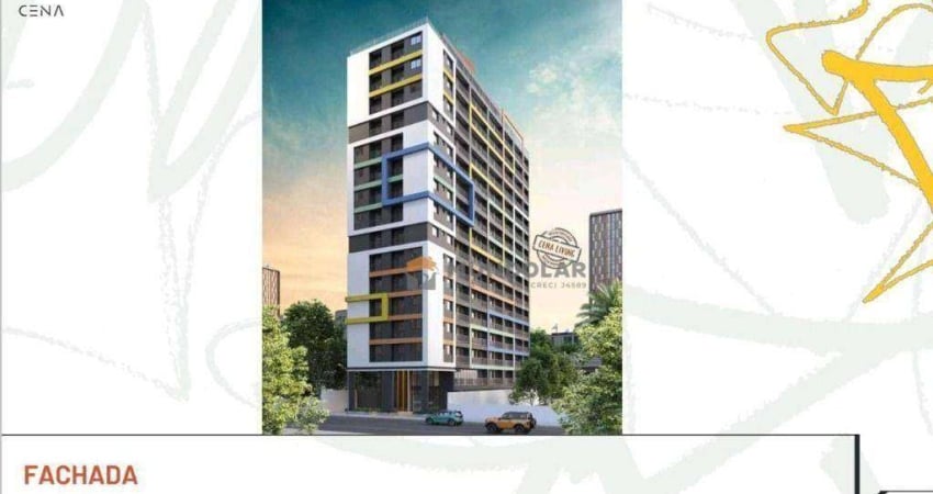 Studio com 1 dormitório à venda, 21 m² por R$ 239.560,24 - Centro - Curitiba/PR
