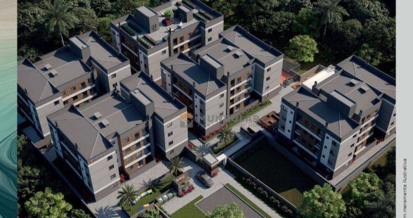 Apartamento com 2 dormitórios à venda, 46 m² por R$ 356.800,00 - Santa Cândida - Curitiba/PR