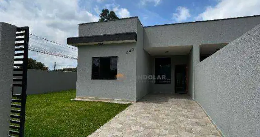 Casa com 3 dormitórios à venda, 69 m² por R$ 450.000,00 - Campina da Barra - Araucária/PR