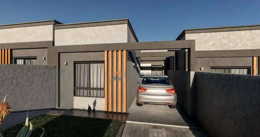 Casa com 3 dormitórios à venda, 65 m² por R$ 439.999 - Fazenda Velha - Araucária/PR