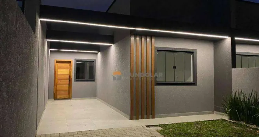 Casa com 3 dormitórios à venda, 65 m² por r$ 440.000,00 - fazenda velha - araucária/pr