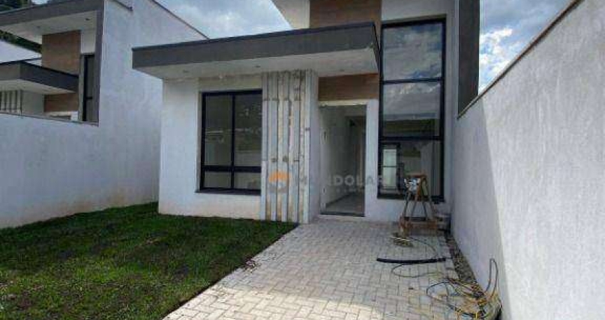 Casa em condomínio com 2 dormitórios à venda, 55 m² por R$ 396.000 - Boqueirão - Araucária/PR