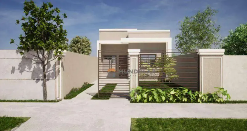 Casa com 3 dormitórios à venda, 52 m² por R$ 370.000,00 - Costeira - Araucária/PR