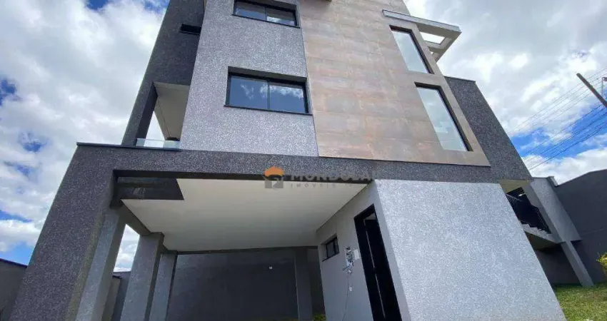 Triplex com 3 dormitórios à venda de alto padrão, 171 m² por r$ 1.390.000 - iguaçu - araucária/pr