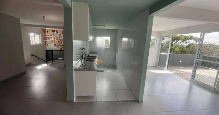 Cobertura mobiliada com 4 dormitórios à venda, 98 m² por r$ 450.000 - campina da barra - araucária/pr