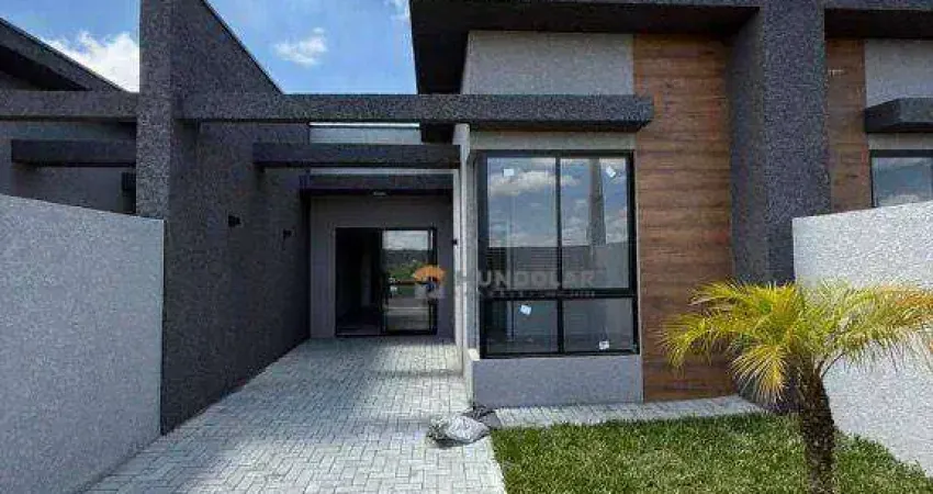 Casa com 3 dormitórios à venda, 62 m² por r$ 429.990,00 - capela velha - araucária/pr