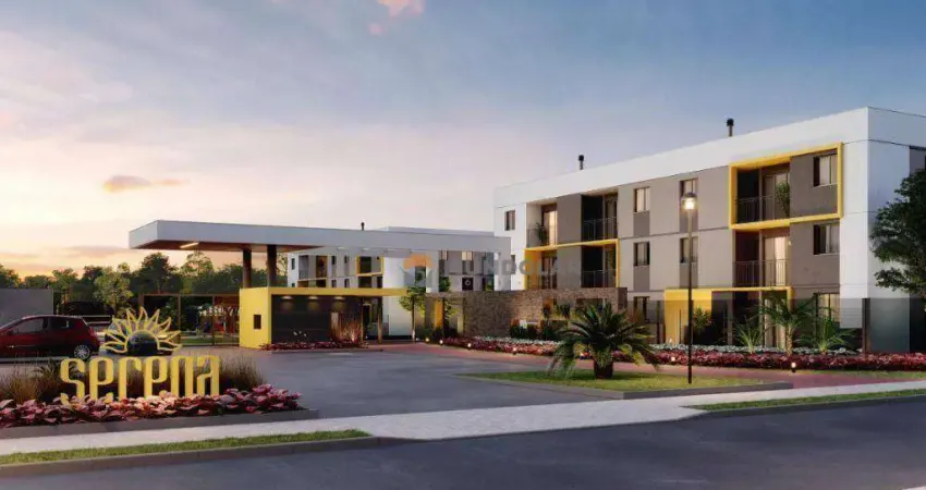 Apartamento com 1 dormitório à venda, 42 m² por r$ 230.000,00 - fazenda velha - araucária/pr