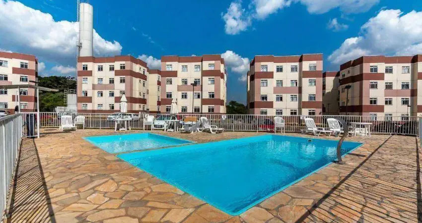 Apartamento mobiliado com 2 dormitórios à venda, 47 m² por r$ 230.000 - capela velha - araucária/pr