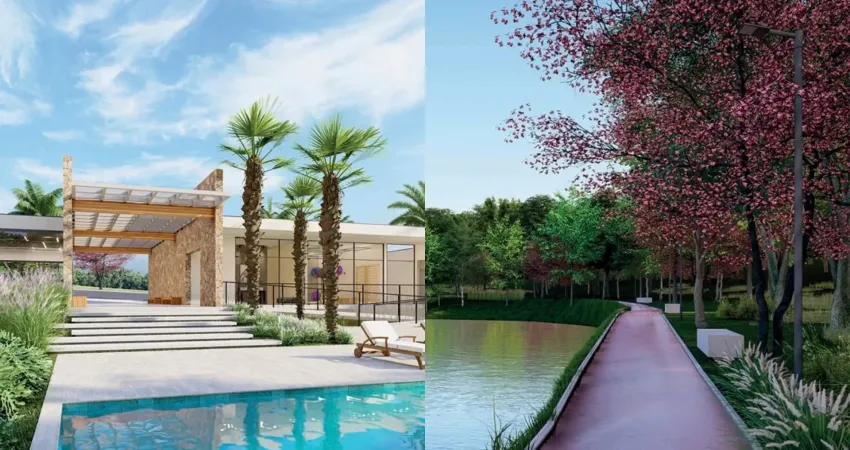 Próximo ao LAGO do Taboão e ao CENTRO | LOTES a partir de 300m² em Condomínio Fechado com Lazer completo e Lago | Pagamento Facilitado, consulte