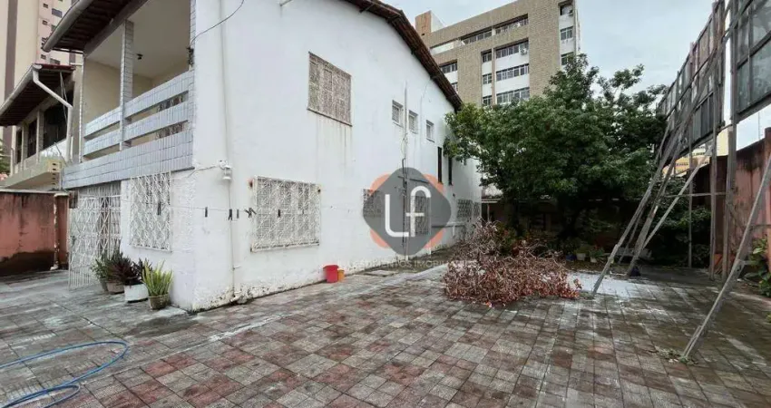 Terreno com casa duplex -2 frentes de entrada-409m2- localização privilegiada-aldeota