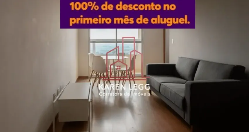 Apartamento mobiliado com 2 quartos para locação - campinas