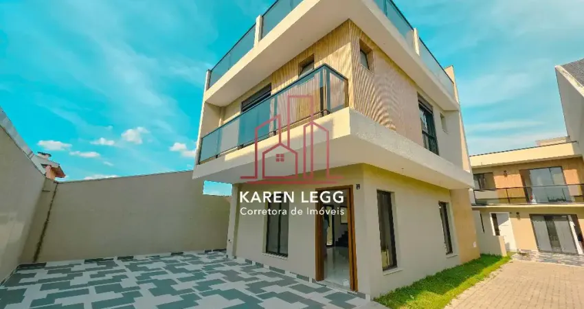 Triplex novo alto padrão 142m², 3 suítes, 2 vagas à venda – xaxim