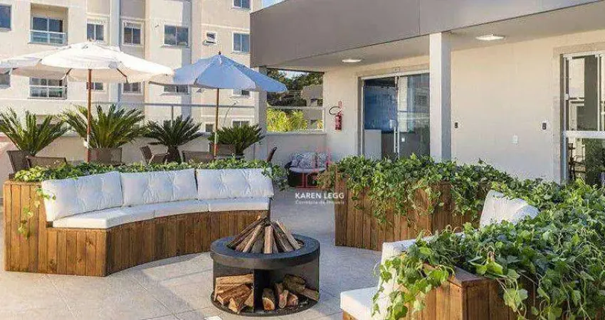 Apartamento com 2 dormitórios para alugar, 53 m² por R$ 3.337,00/mês - Ecoville - Curitiba/PR