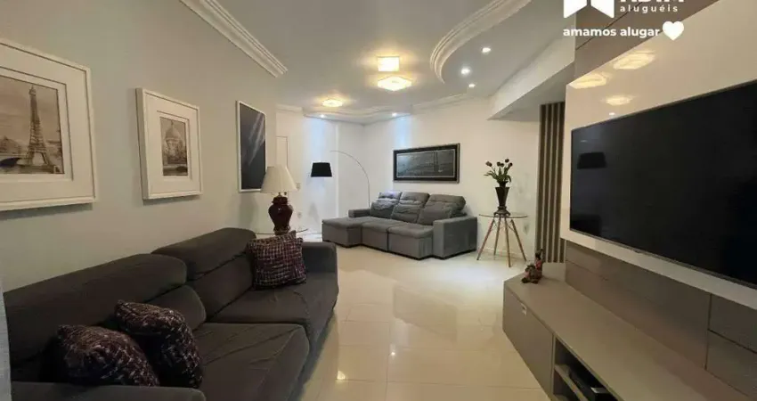 Locação anul: apartamento de 3 suítes mobiliado a quadra mar em balneário camboriú.