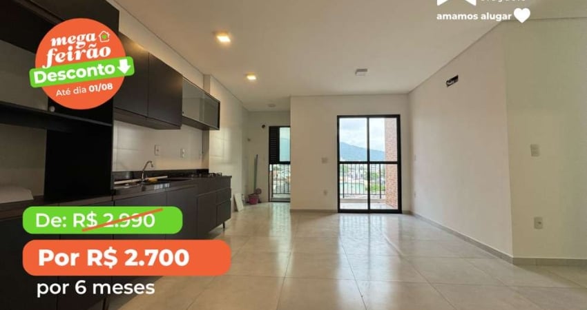 Aluguel anual: Apartamento 69m² - 2 dormitórios, sendo 1 suíte e 1 vaga de garagem - Morretes - Itapema/SC