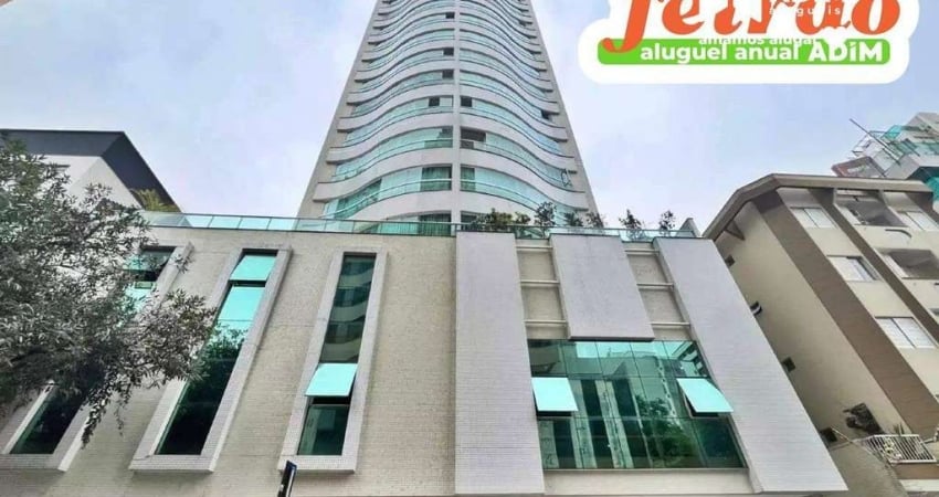 Aluguel Anual: Apartamento 2 quartos + 1 suíte no centro de Balneário Camboriú.